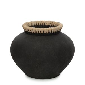 Den Styly Vase - Svart Naturlig - L