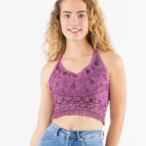 Handsydd Boho Halter Top