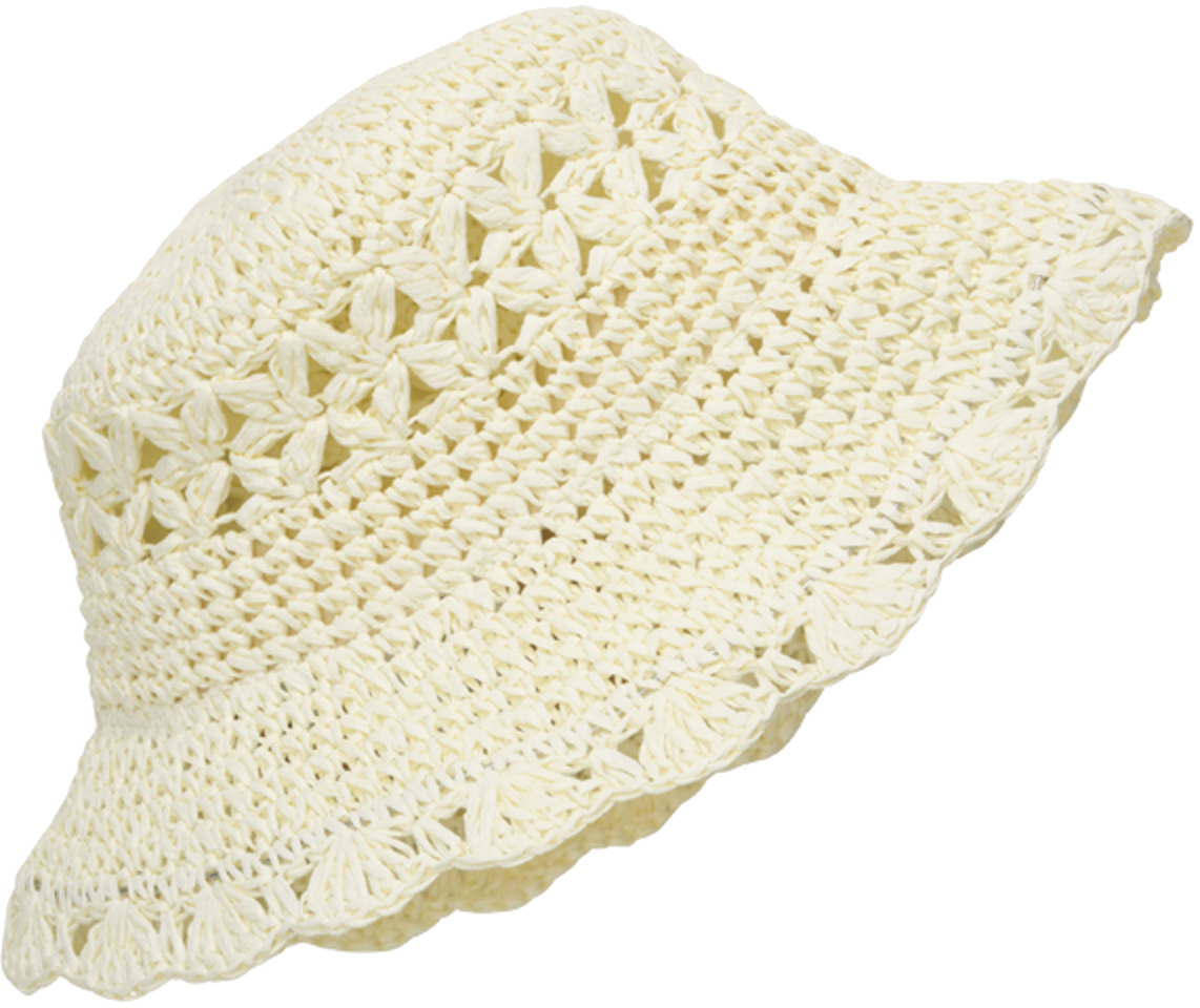 Hatt Straw Hat Crochet Edge