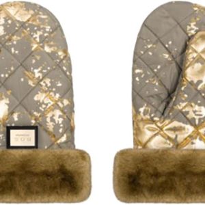 Handmuffar Khaki golden