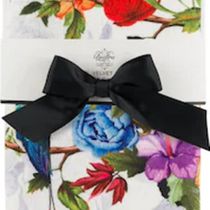 Filt Pärlsammet Rose garden 75×100