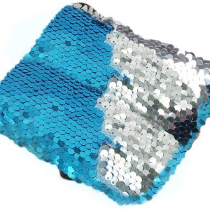 Börs Paljett Blå 10×15 cm