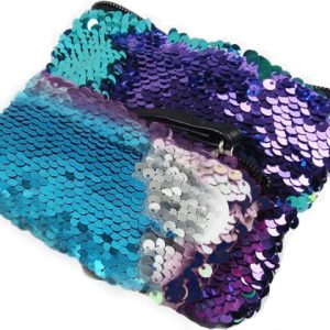 Börs Paljett Lila 10×15 cm