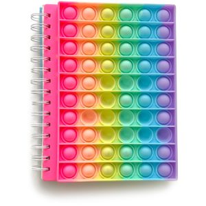 Anteckningsbok A5 Pop-Fidget Rosa Rainbow