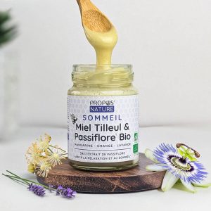 Ekologisk sömnblandning, honung, passionsblomma, lavendel