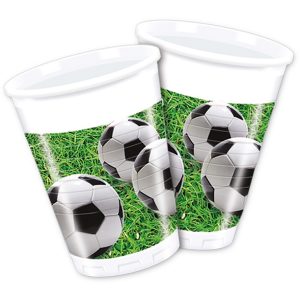 Engångsmugg Fotbollar 200 ml 8 st