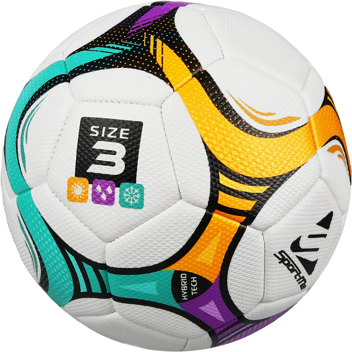 Fotboll Hybrid Tech All-Weather Size 3 - Bild 2