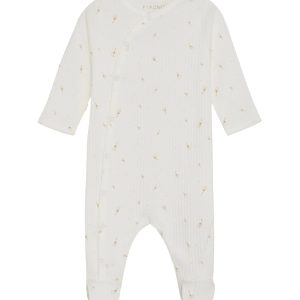 Pyjamas Onesie Nightsuit W. Feet Rib