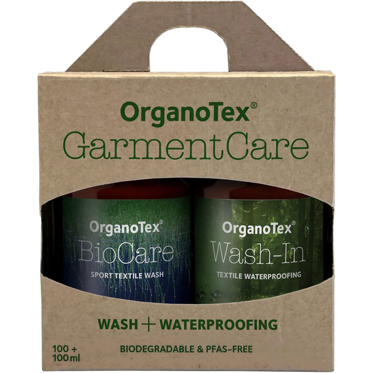 Textilimpregnering+Specialtvättmedel Garment Care Kit 2×100 ml