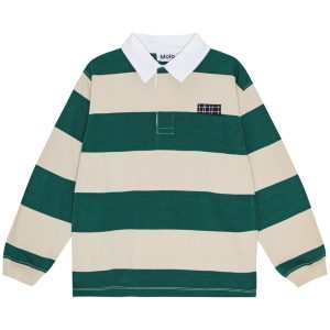 Tröja Långärmad Striped Polo Relz GOTS