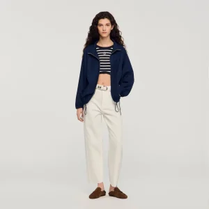 Oversized-jackor med broderad krage